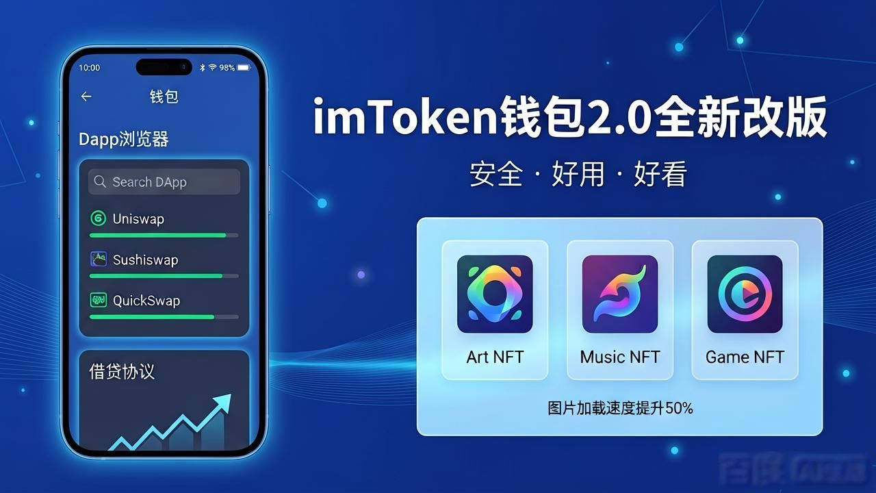 imToken钱包2.0全新改版，安全好用又好看