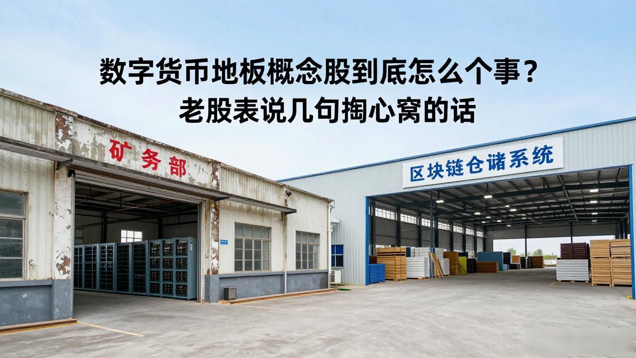 数字货币地板概念股到底怎么个事？老股民说几句掏心窝的话