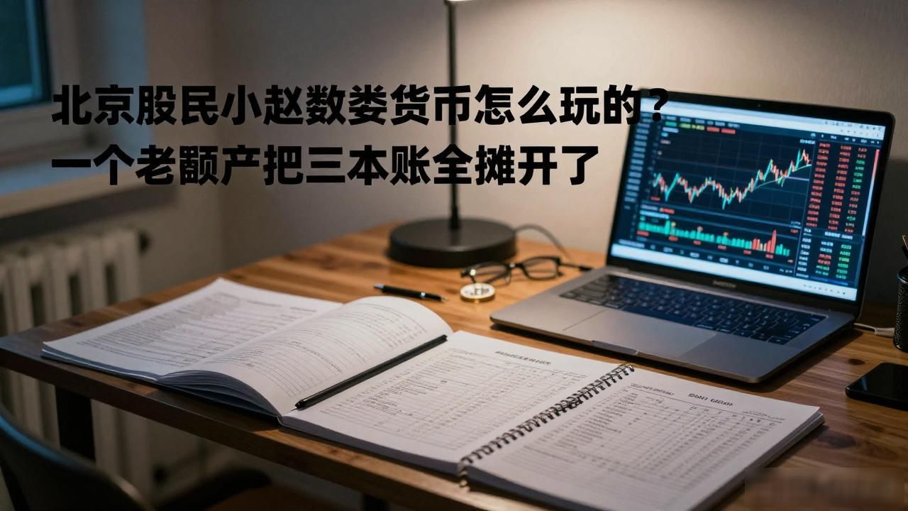 北京股民小赵数字货币怎么玩的？一个老散户把三本账全摊开了