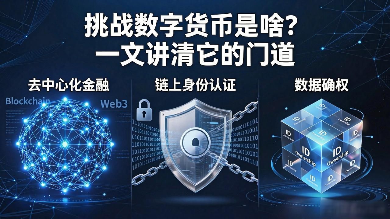 挑战数字货币是啥？一文讲清它的门道
