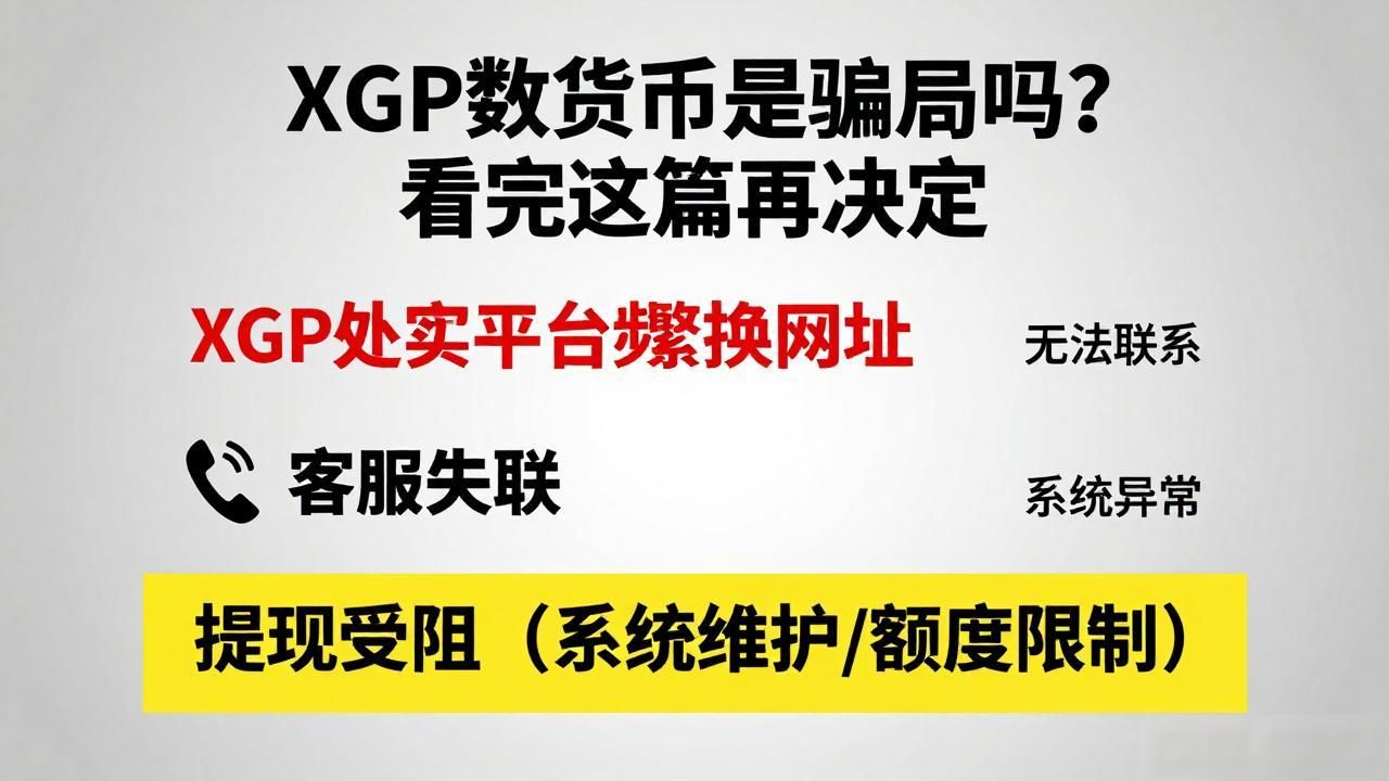XGP数字货币是骗局吗？看完这篇再决定