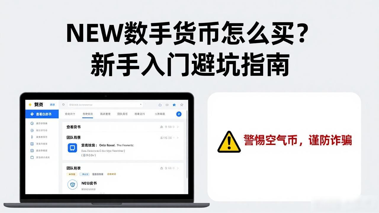 NEW数字货币怎么买？新手入门避坑指南