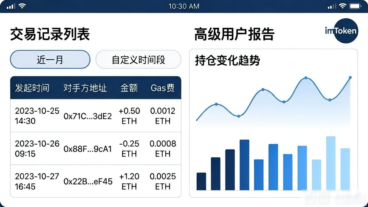 如何查看imToken官方交易报告详情