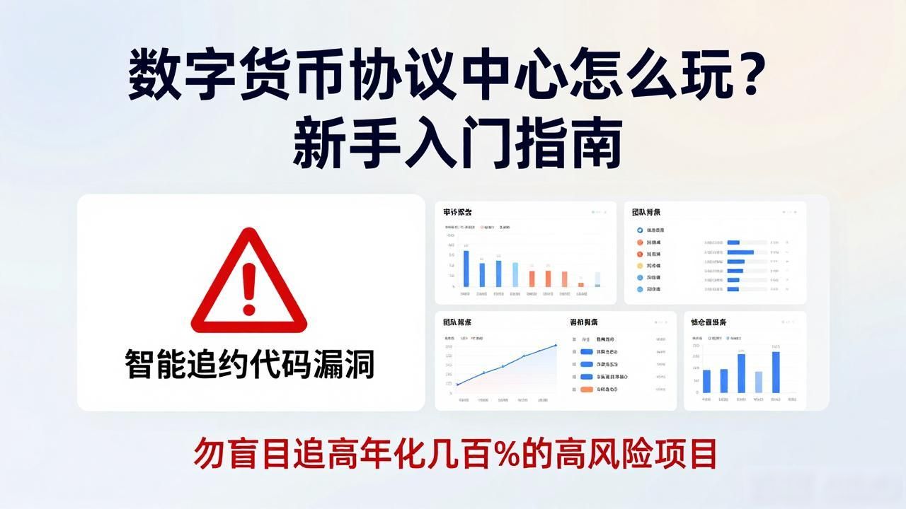 数字货币协议中心怎么玩？新手入门指南