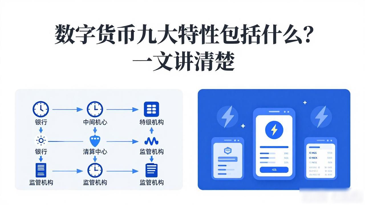 数字货币九大特性包括什么？一文讲清楚