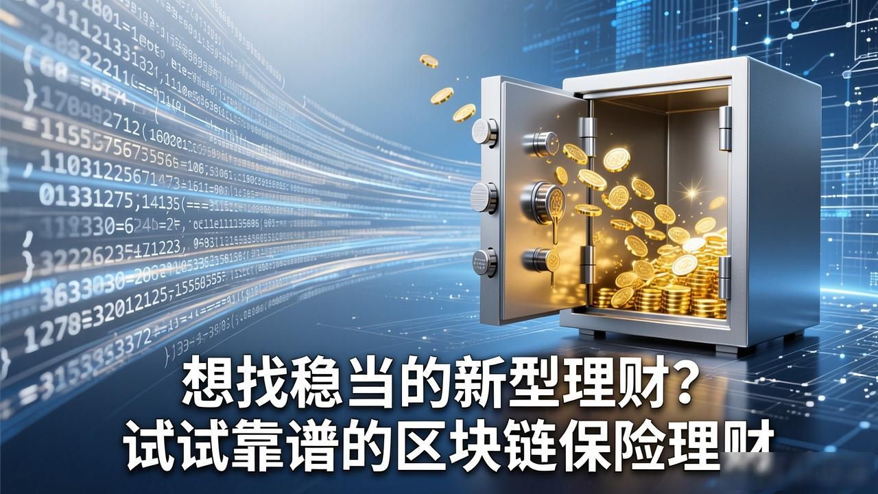 想找稳当的新型理财？试试靠谱的区块链保险理财