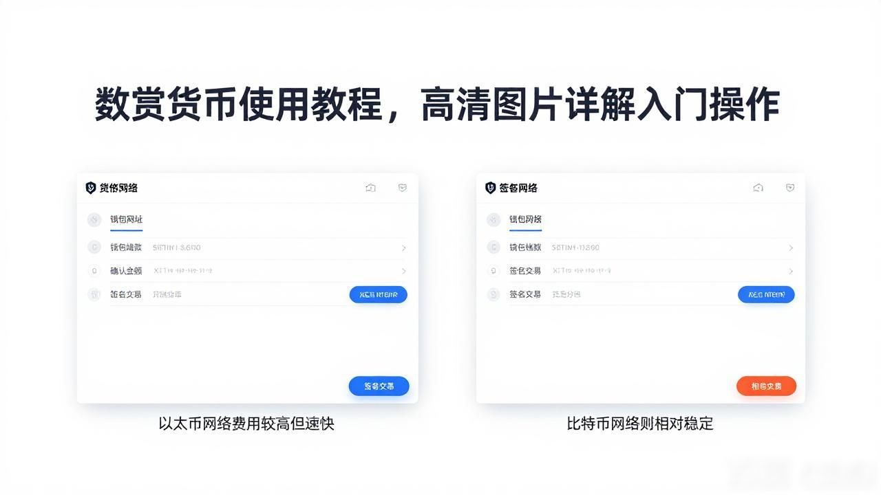 数字货币使用教程，高清图片详解入门操作