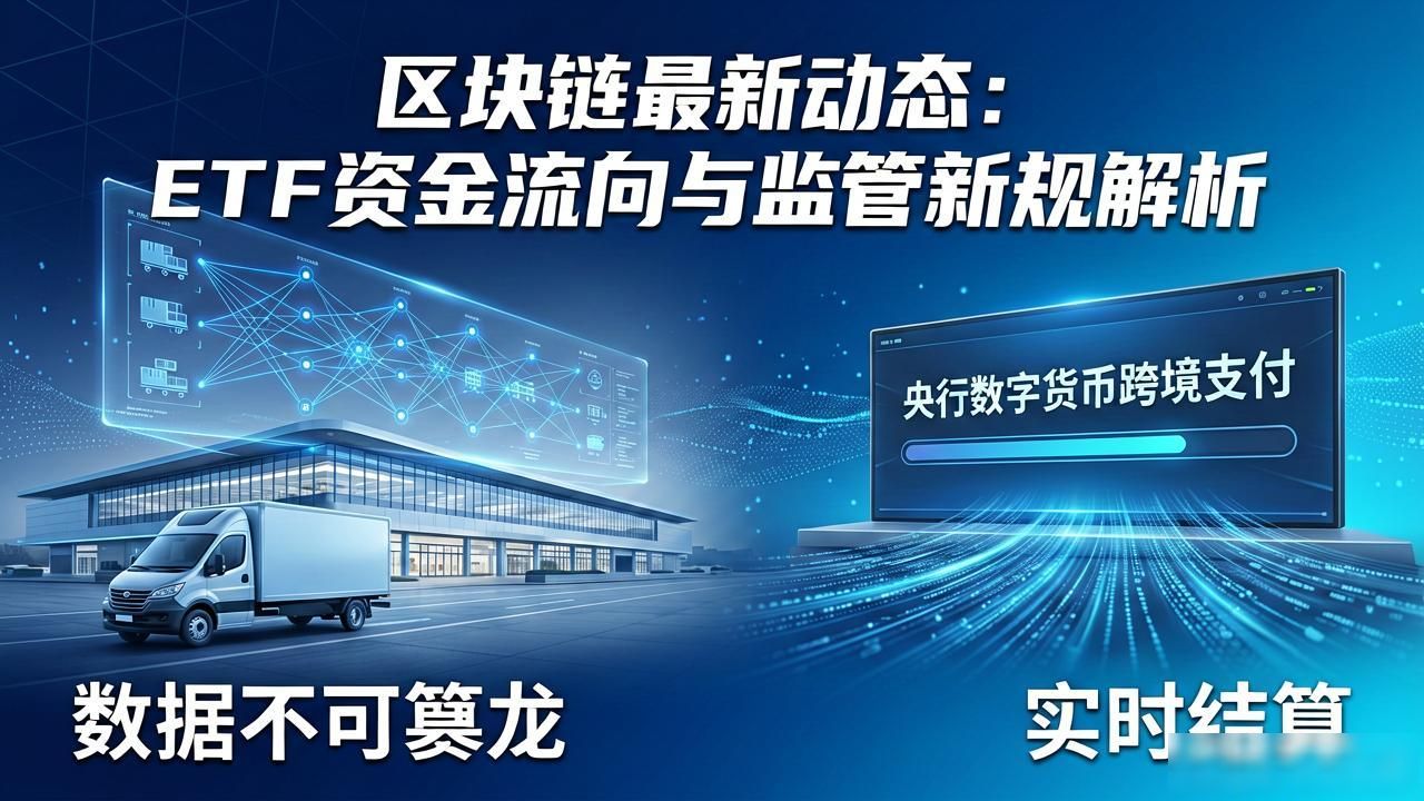 区块链最新动态：ETF资金流向与监管新规解析