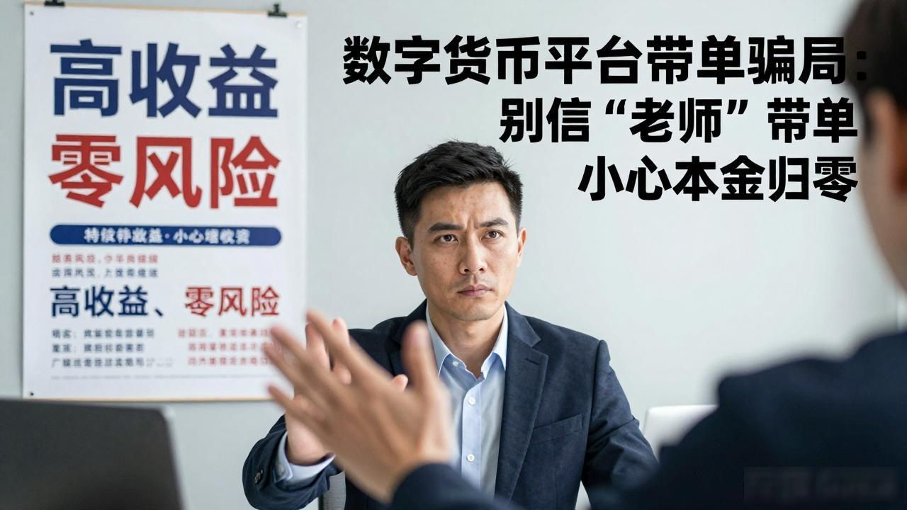 数字货币平台带单骗局：别信“老师”带单，小心本金归零