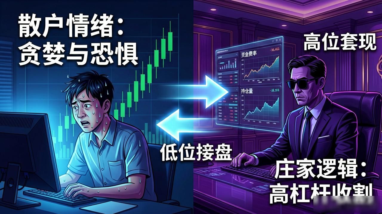 数字货币合约做庄：散户亏钱，庄家怎么赚钱？