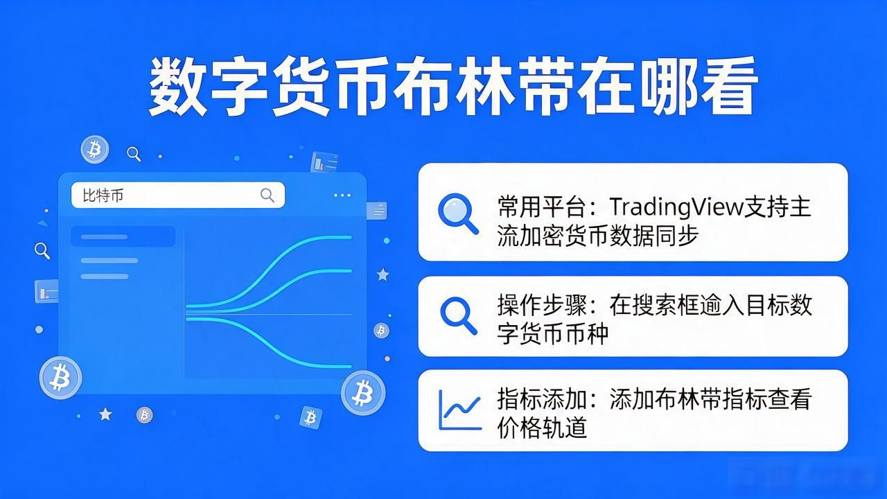 数字货币布林带在哪看 三个常用平台教你轻松找到