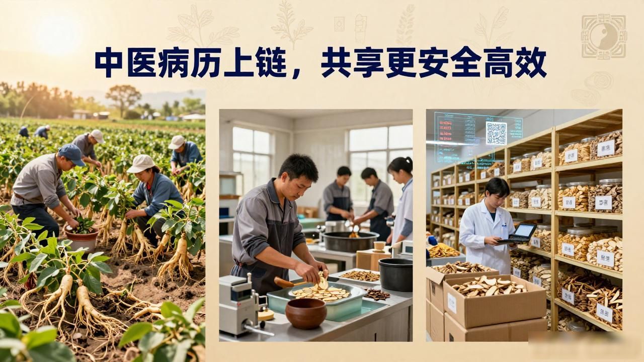 中医病历上链，共享更安全高效