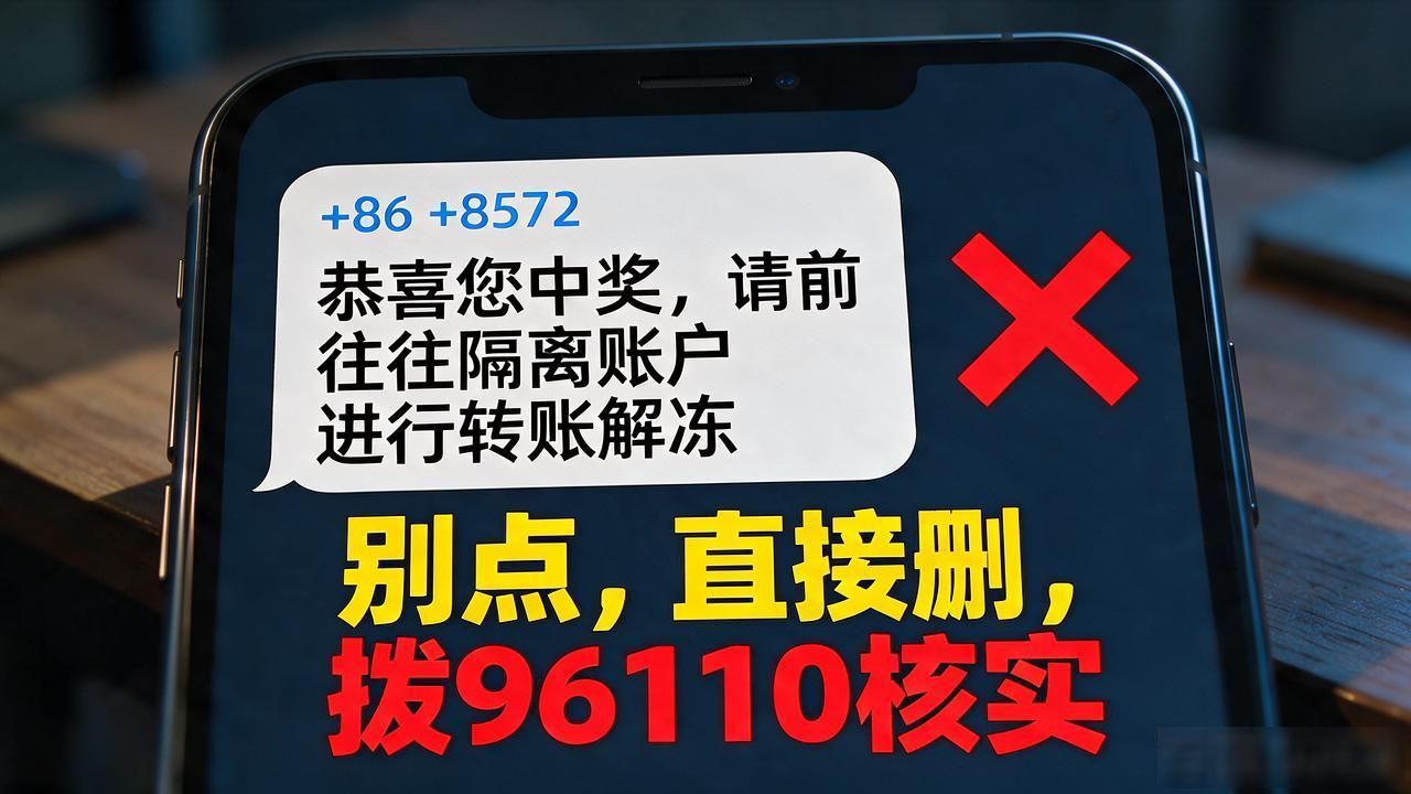 收到"数字货币中奖"短信？先别激动，大概率是骗子在等你上钩