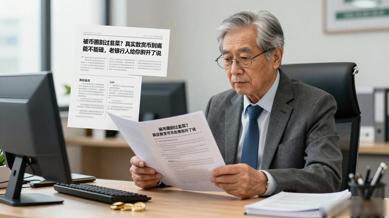 被币圈割过韭菜？真实数字货币到底能不能碰，老银行人给你掰开了说