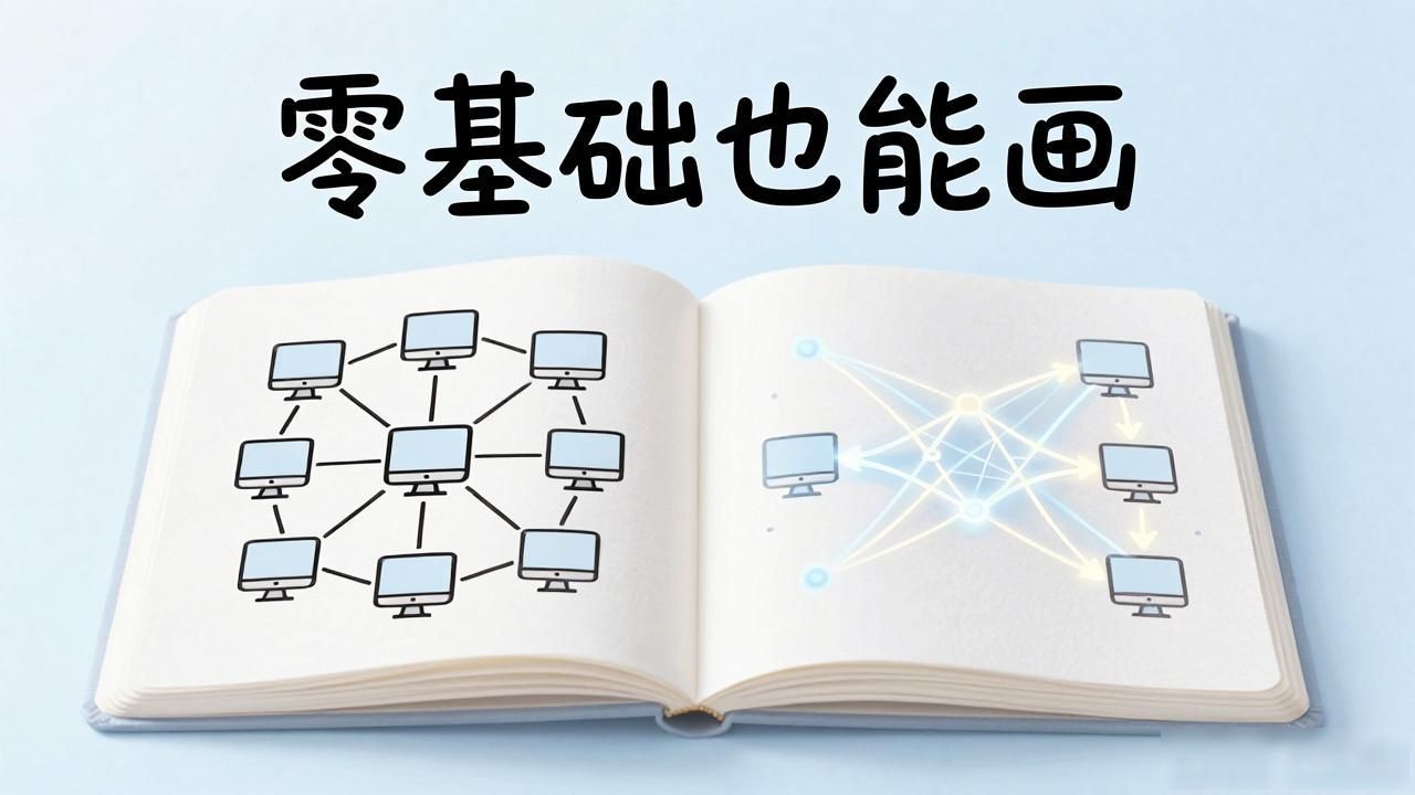零基础也能画：把区块链手绘变成你的副业利器