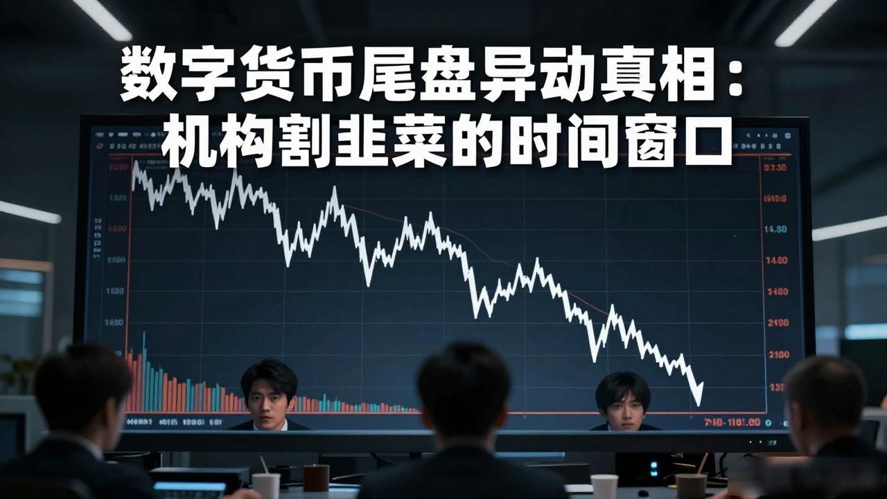 数字货币尾盘异动真相：机构割韭菜的时间窗口