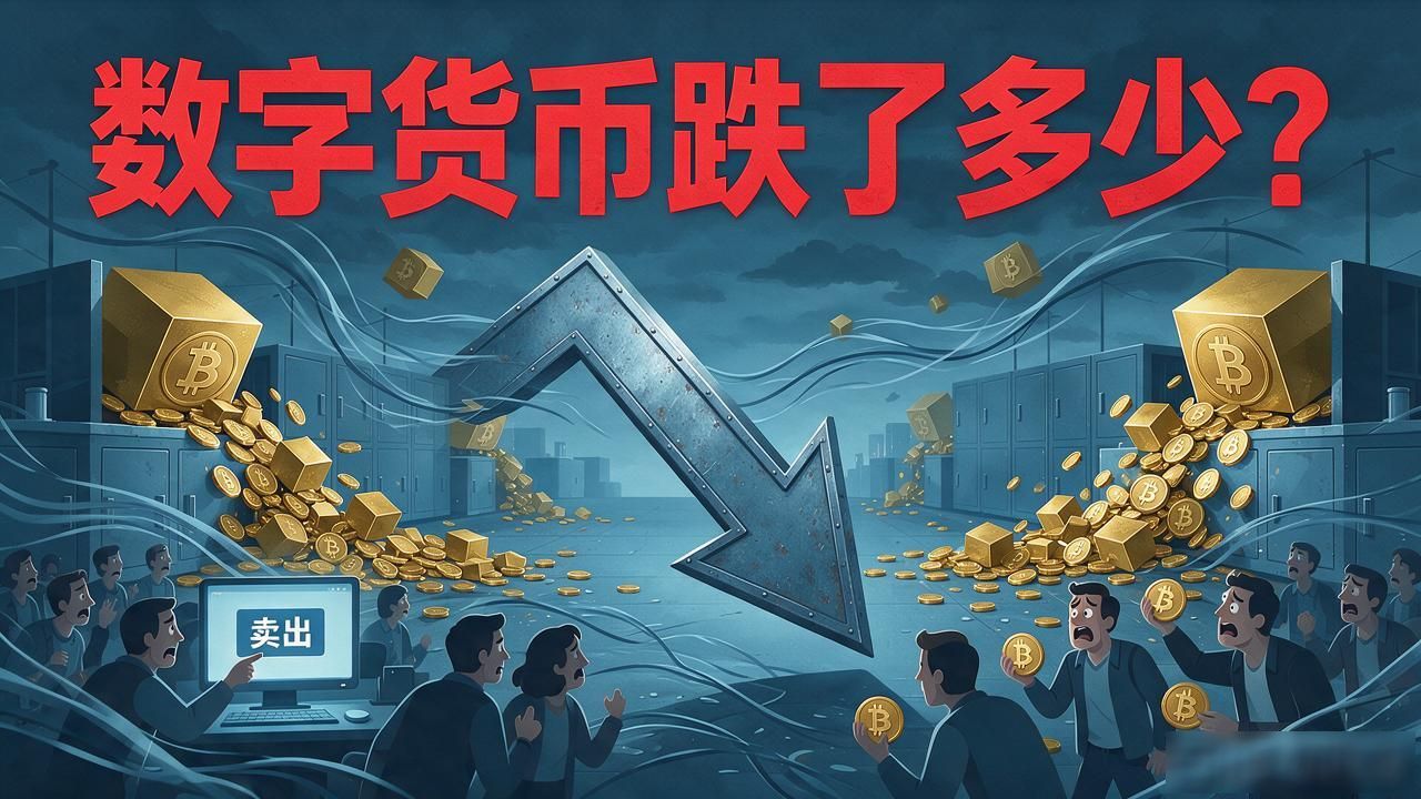 数字货币跌了多少？2026年币圈全线崩盘，我的仓位直接砍掉七成