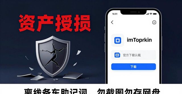 数字资产安全存放 imToken钱包App下载
