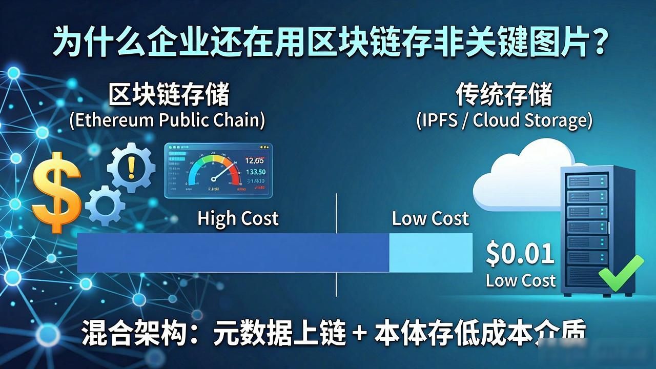 为什么企业还在用区块链存非关键图片？