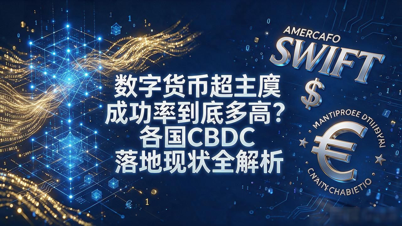 数字货币超主权成功率到底多高？各国CBDC落地现状全解析