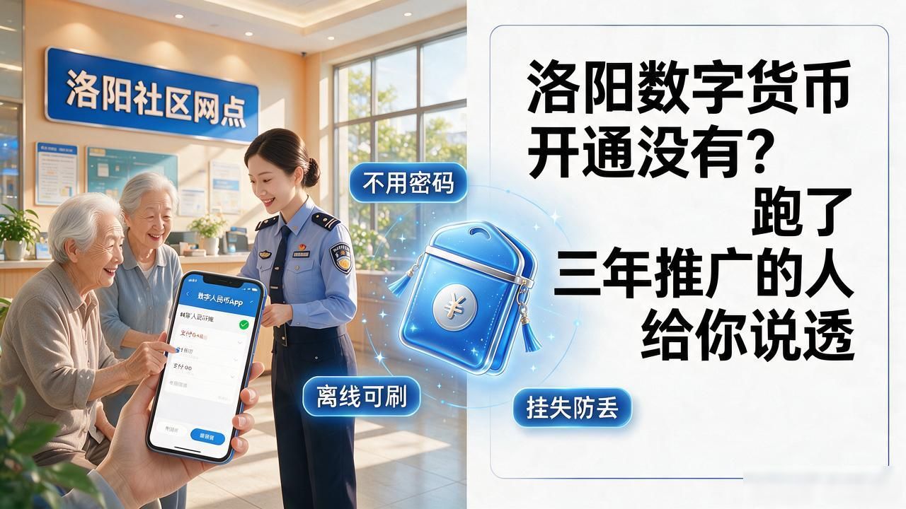 洛阳数字货币开通没有？跑了三年推广的人给你说透