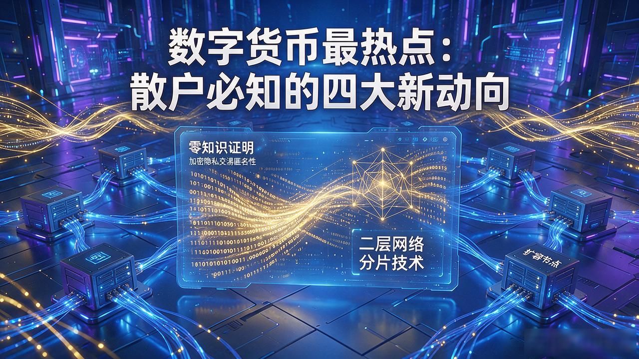 数字货币最热点：散户必知的四大新动向