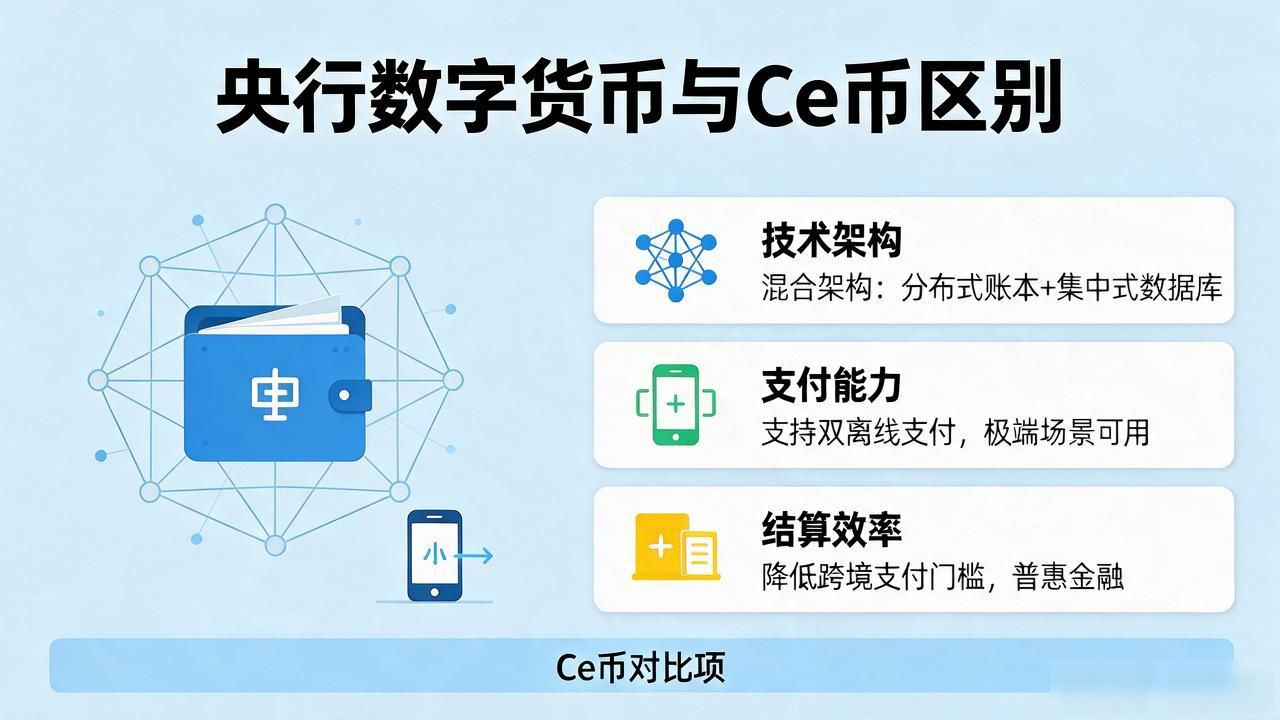 央行数字货币和Ce币：一文讲清区别