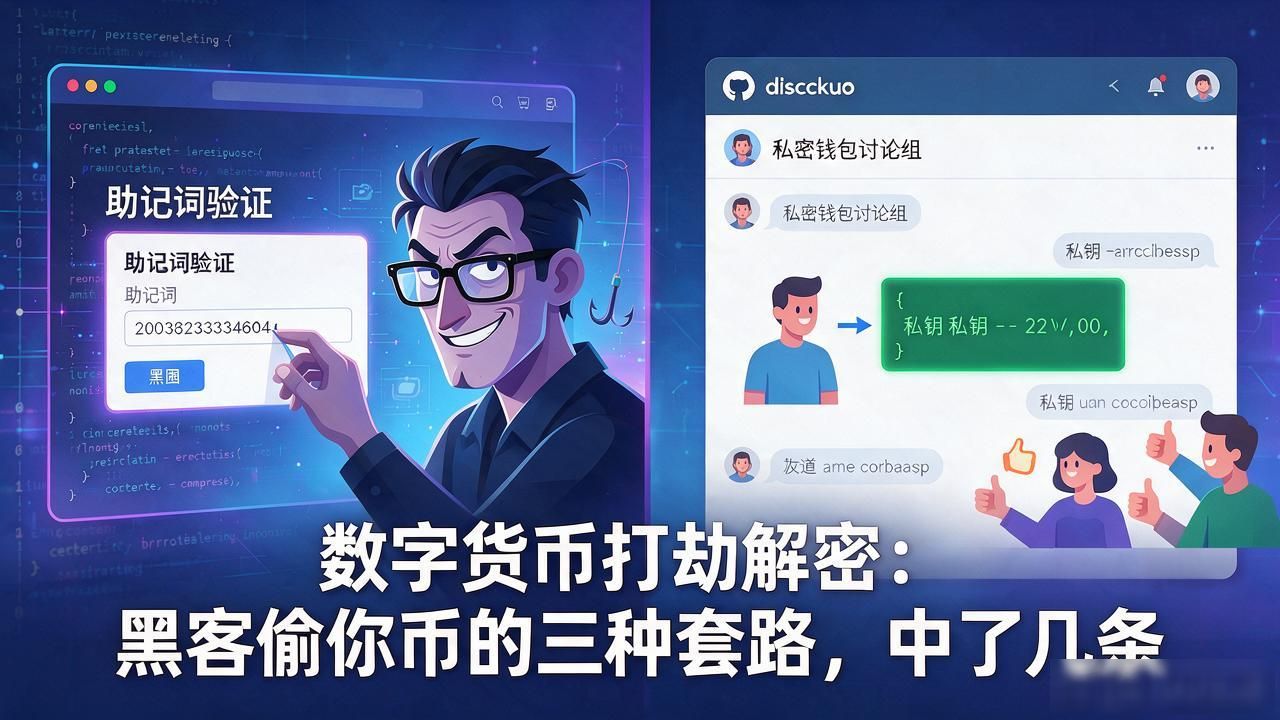 数字货币打劫解密：黑客偷你币的三种套路，中了几条