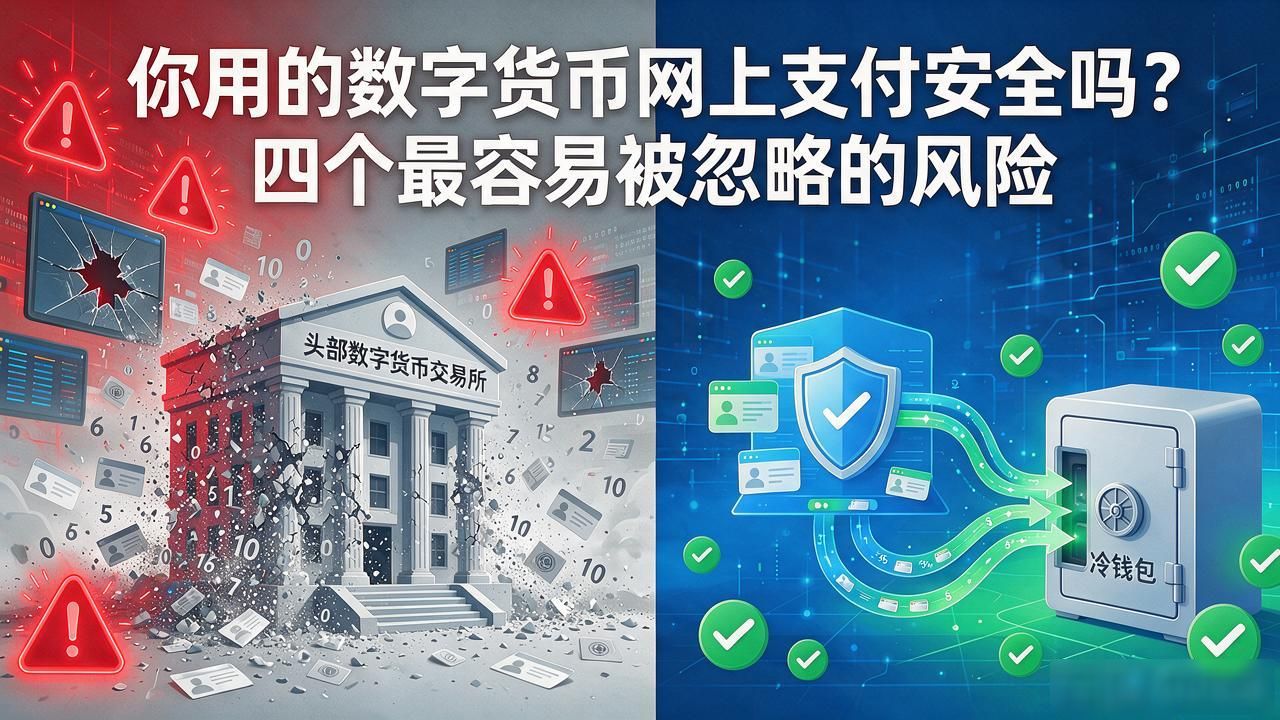 你用的数字货币网上支付安全吗？四个最容易被忽略的风险
