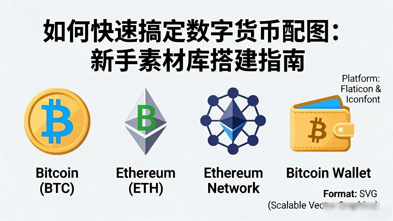 如何快速搞定数字货币配图：新手素材库搭建指南