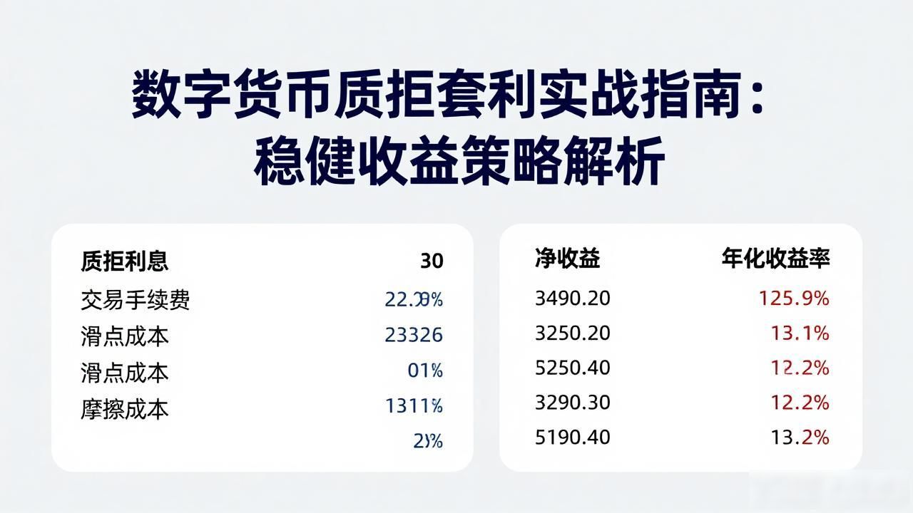 数字货币质押套利实战指南：稳健收益策略解析