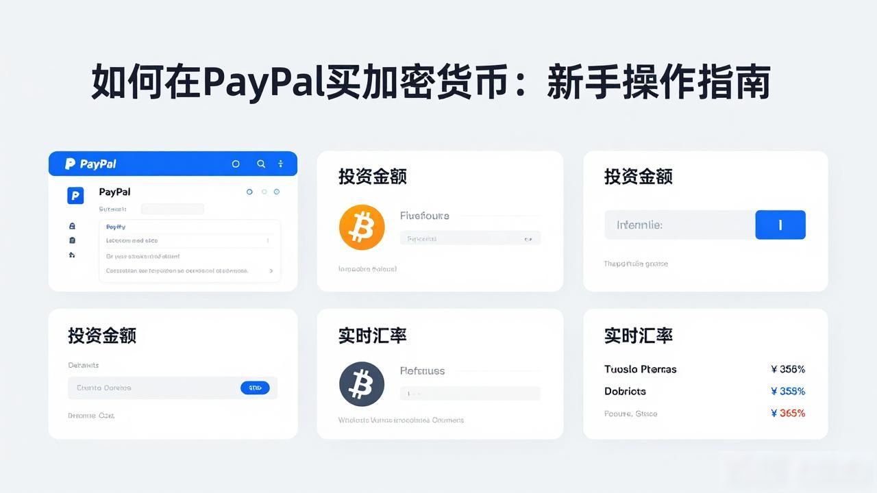 如何在PayPal买加密货币：新手操作指南