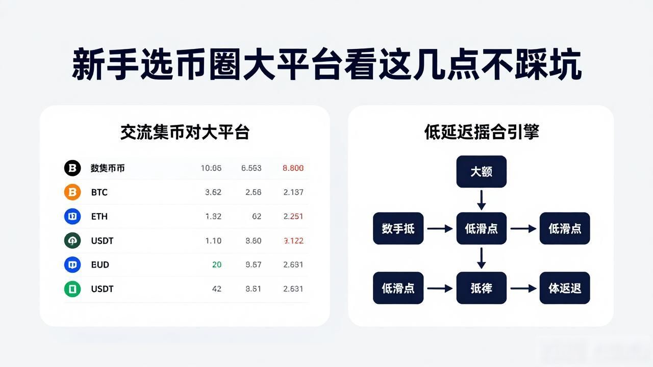 新手选币圈大平台看这几点不踩坑