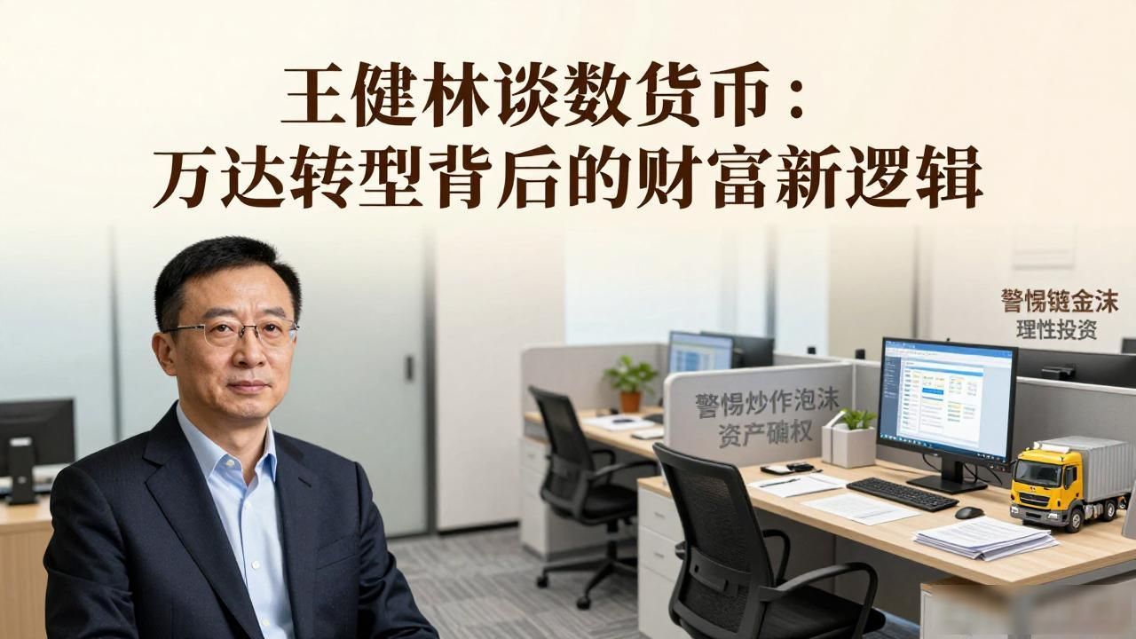王健林谈数字货币：万达转型背后的财富新逻辑