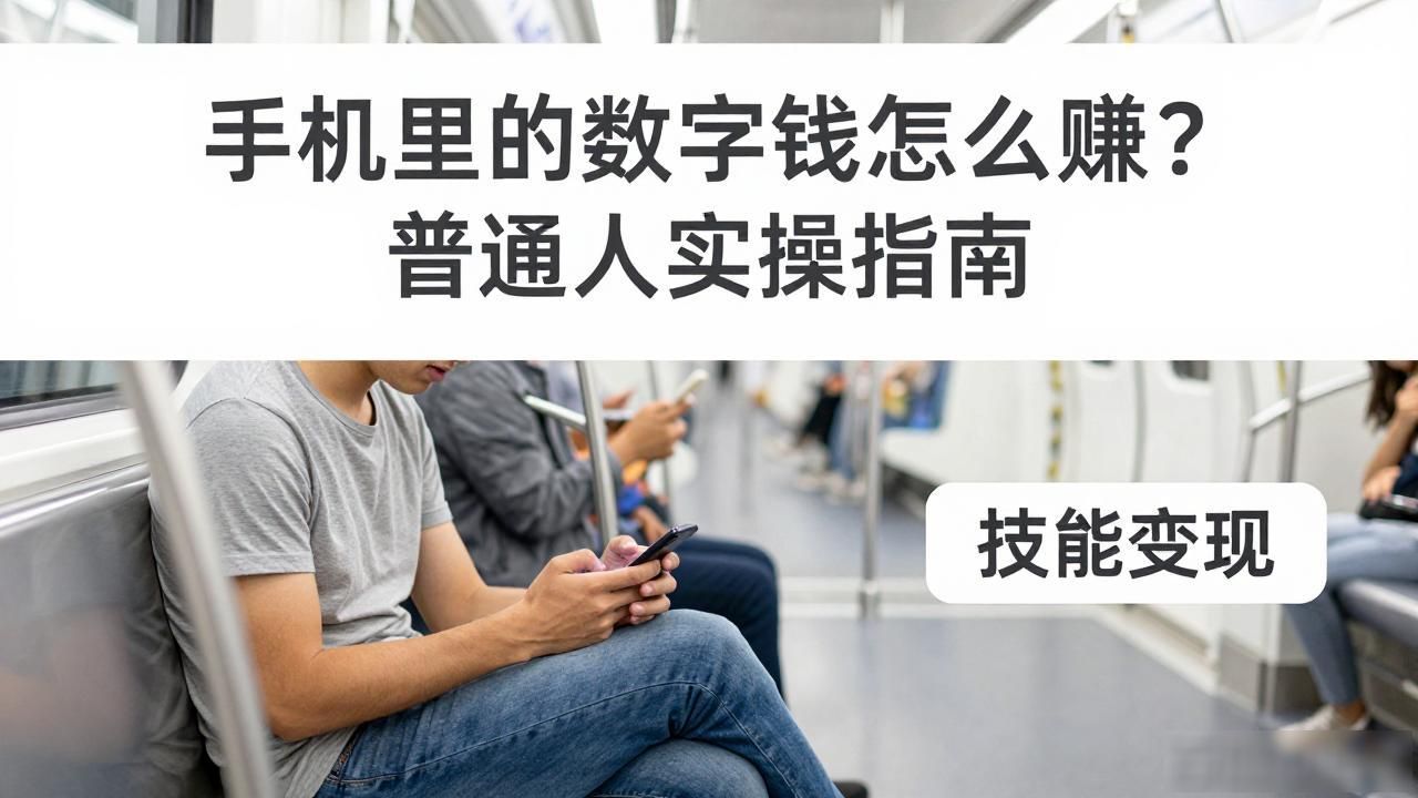 手机里的数字钱怎么赚？普通人实操指南