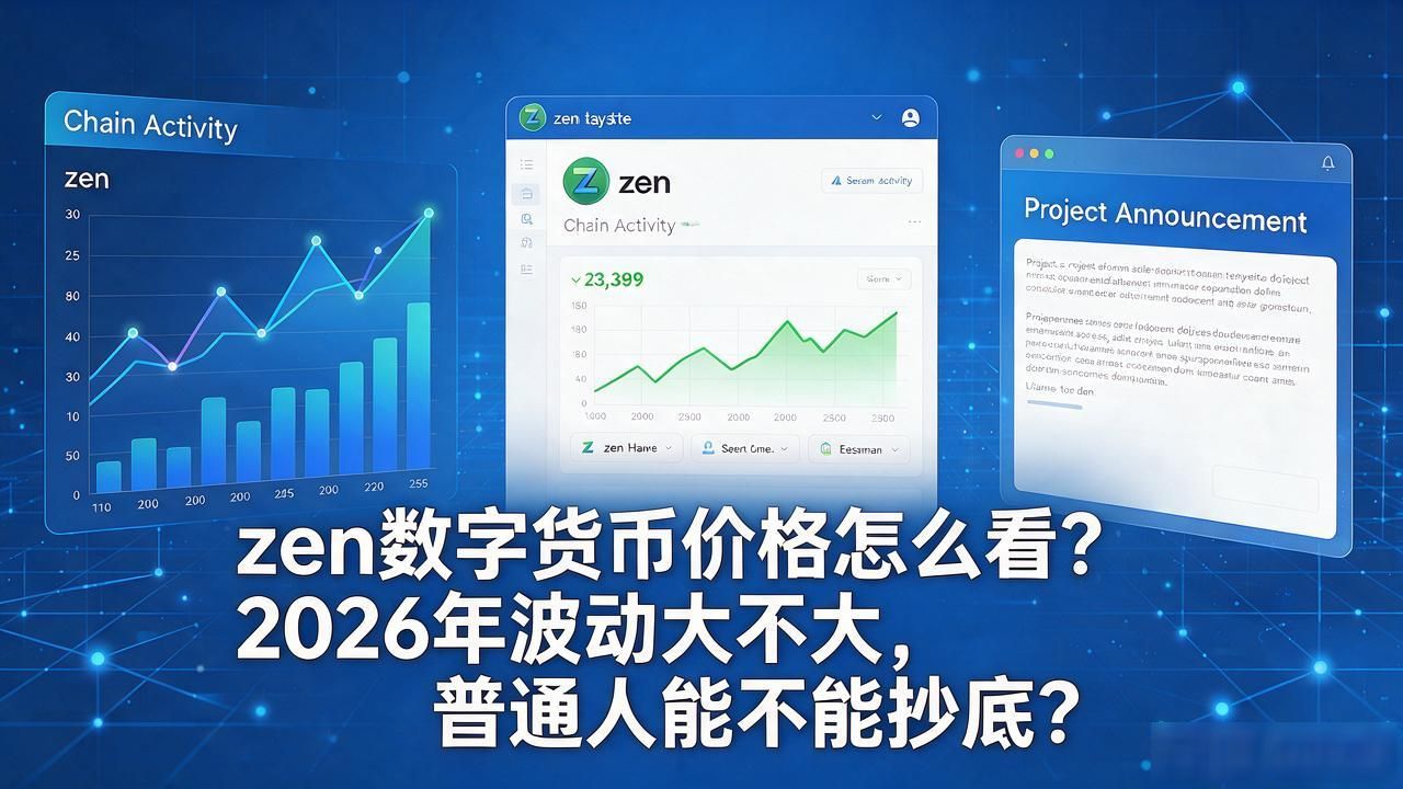 zen数字货币价格怎么看？2026年波动大不大，普通人能不能抄底