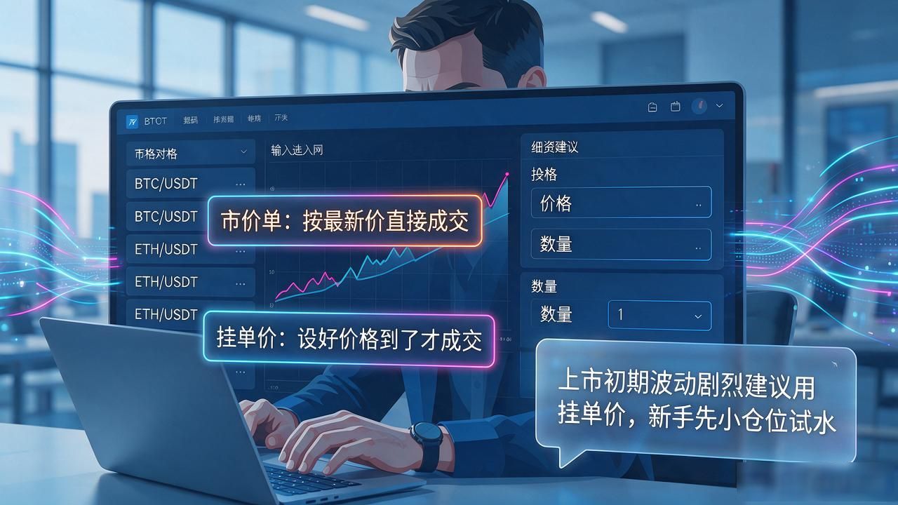 数字货币上市怎么交易？手把手教你从开户到卖出完成一笔交易