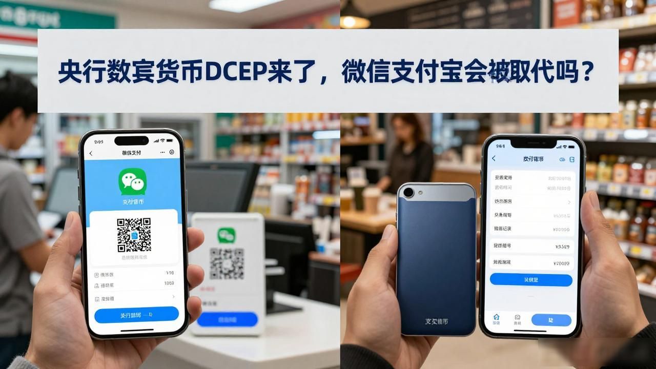 央行数字货币DCEP来了，微信支付宝会被取代吗？
