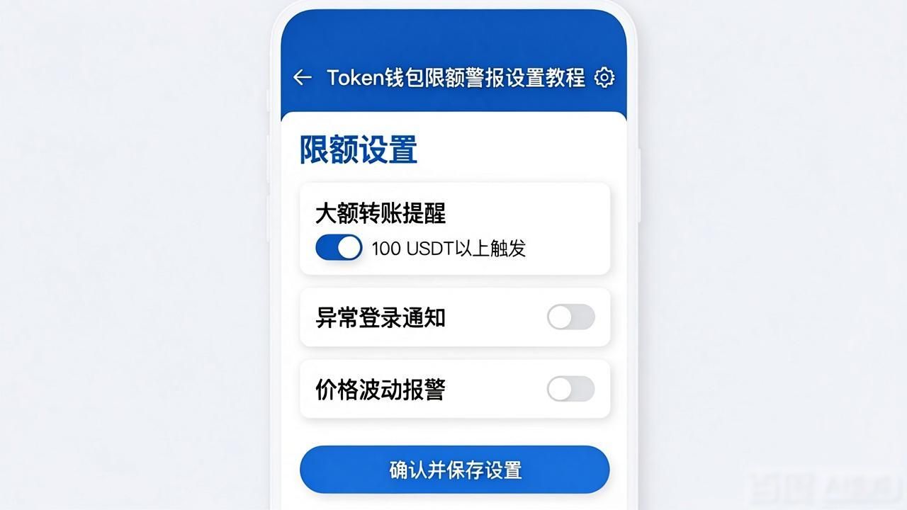 Token钱包限额警报设置教程