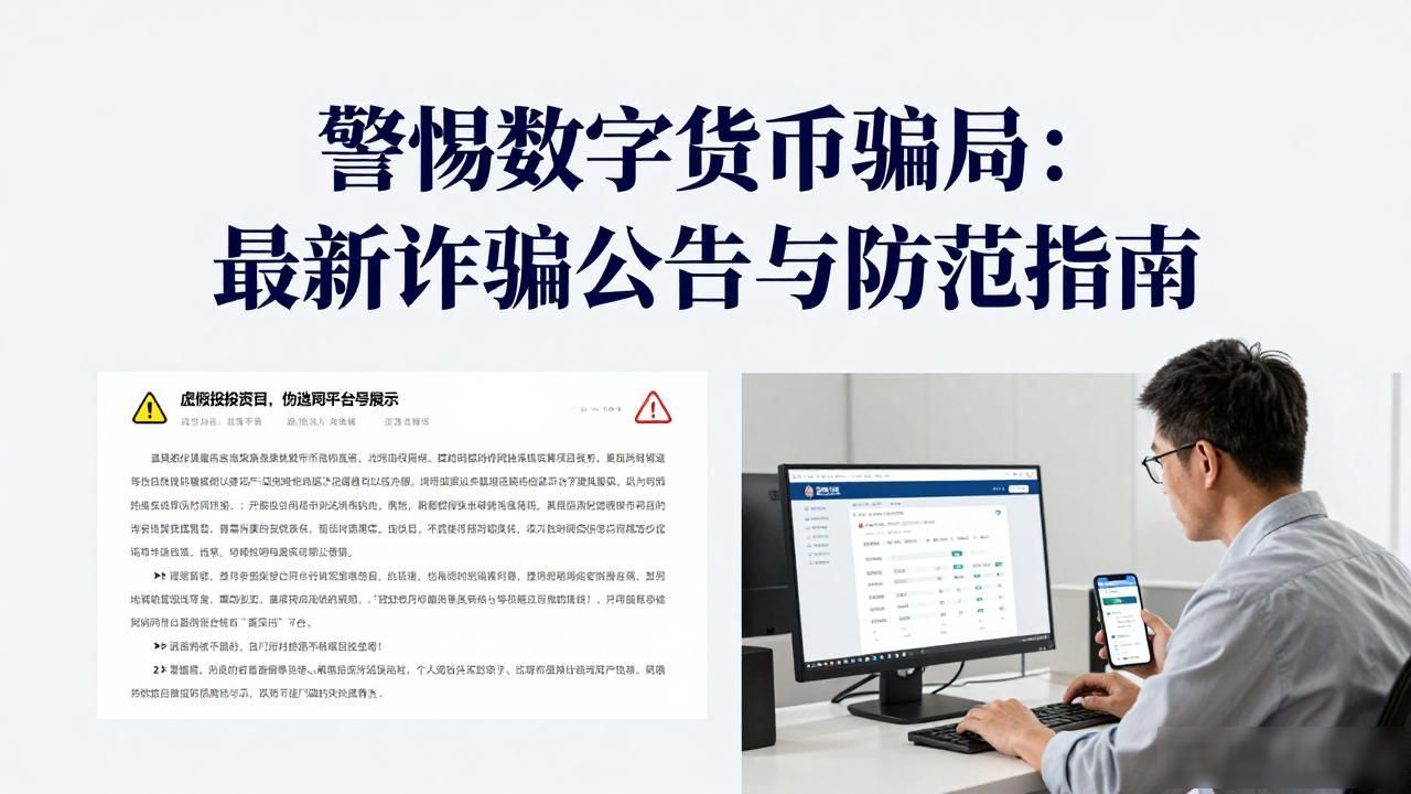 警惕数字货币骗局：最新诈骗公告与防范指南