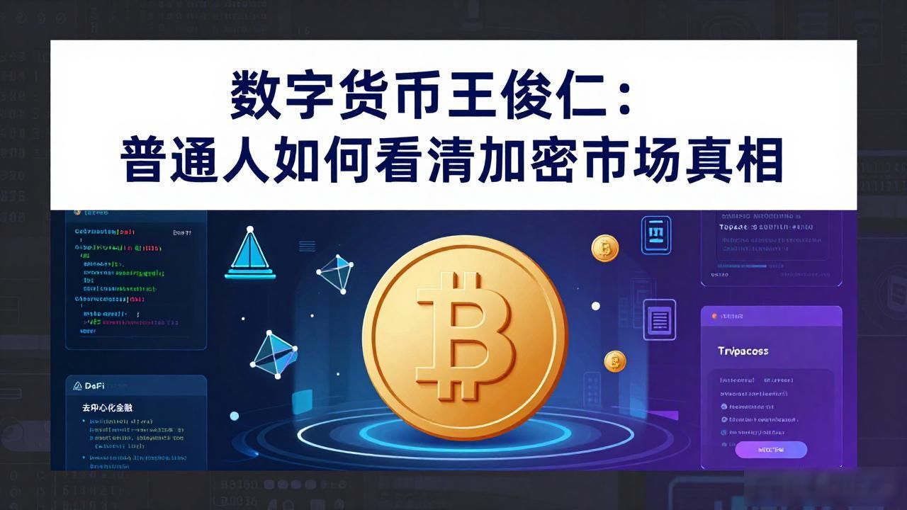 数字货币王俊仁：普通人如何看清加密市场真相