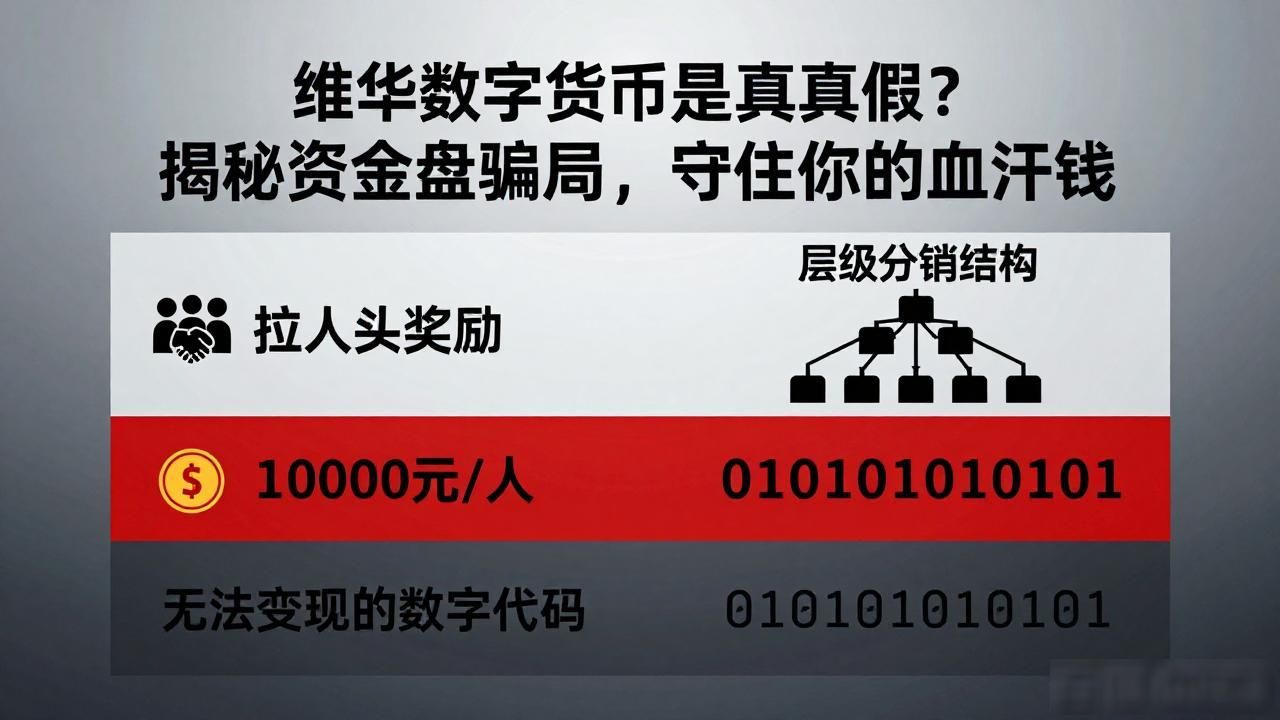 维华数字货币是真是假？揭秘资金盘骗局，守住你的血汗钱