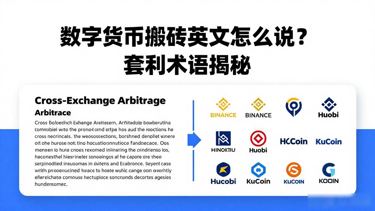 数字货币搬砖英文怎么说？套利术语揭秘