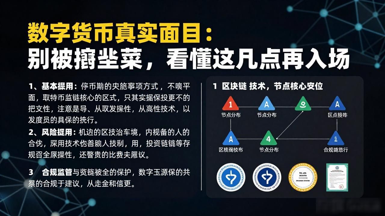 数字货币真实面目：别被割韭菜，看懂这几点再入场