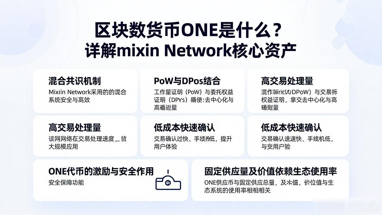 区块数字货币ONE是什么？详解Mixin Network核心资产