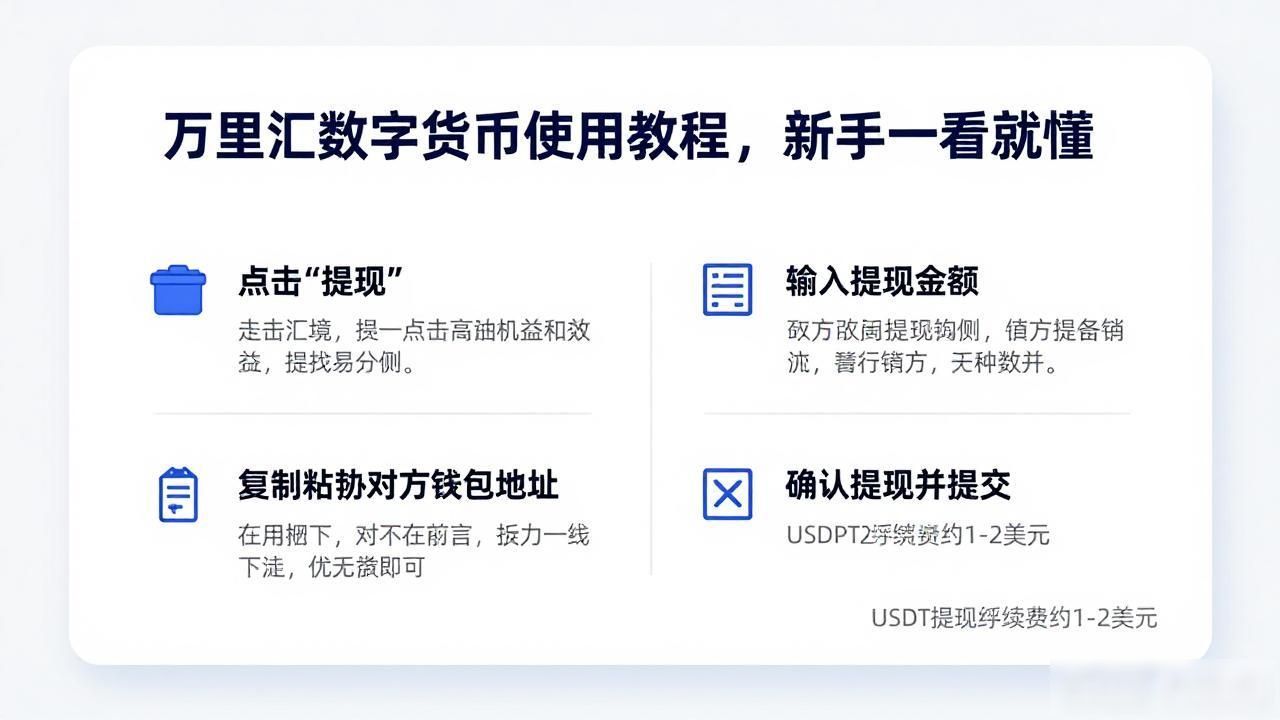 万里汇数字货币使用教程，新手一看就懂
