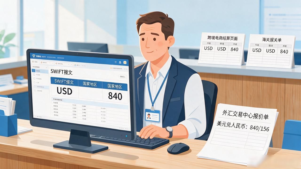 美元货币代号数字是几？银行填表别把840和USD搞混