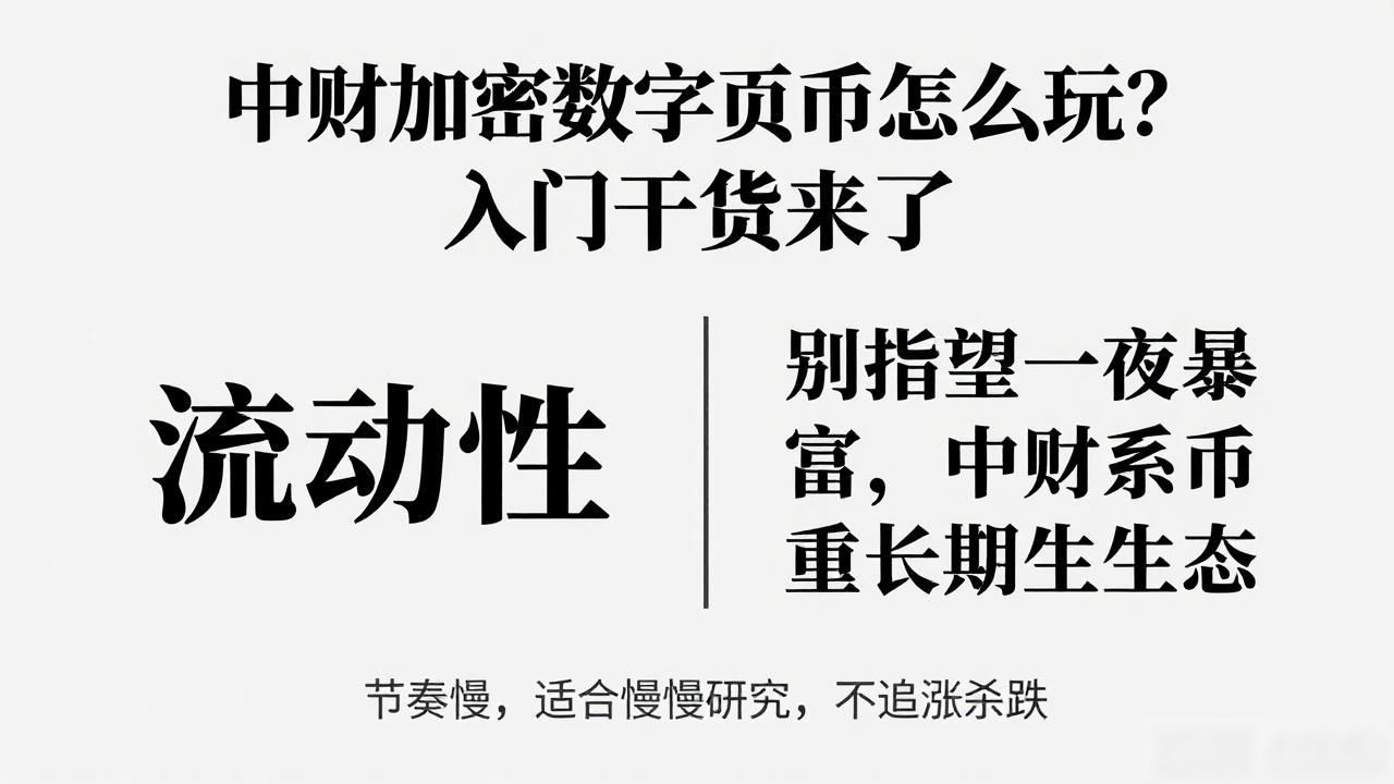中财加密数字货币怎么玩？入门干货来了