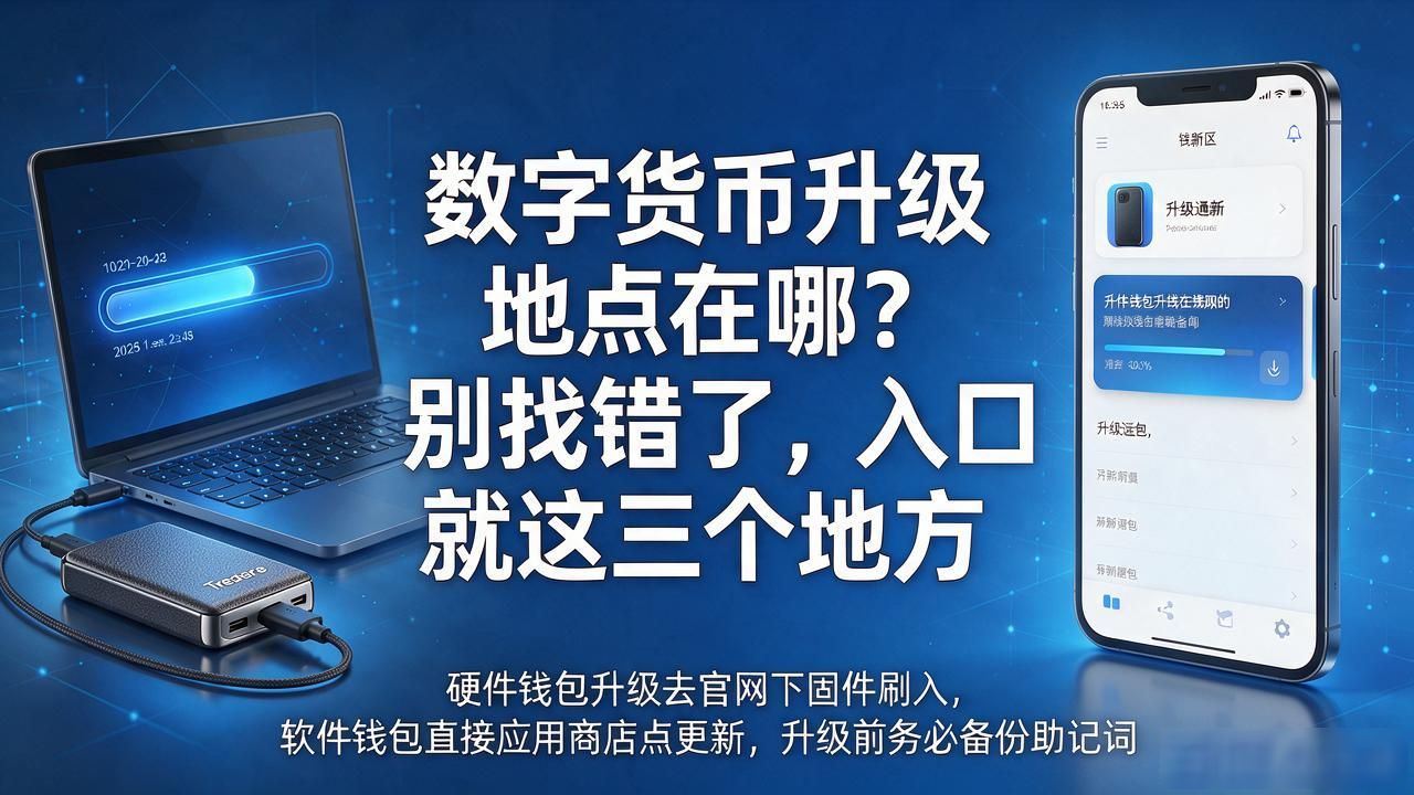 数字货币升级地点在哪？别找错了，入口就这三个地方