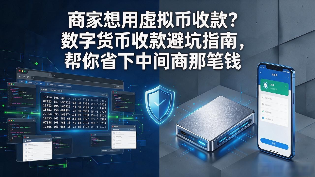 商家想用虚拟币收款？数字货币收款避坑指南，帮你省下中间商那笔钱